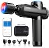 Renpho - Massage Gun with Heat and Cold, Percussion Muscle Massage Gun with Bluetooth - Black