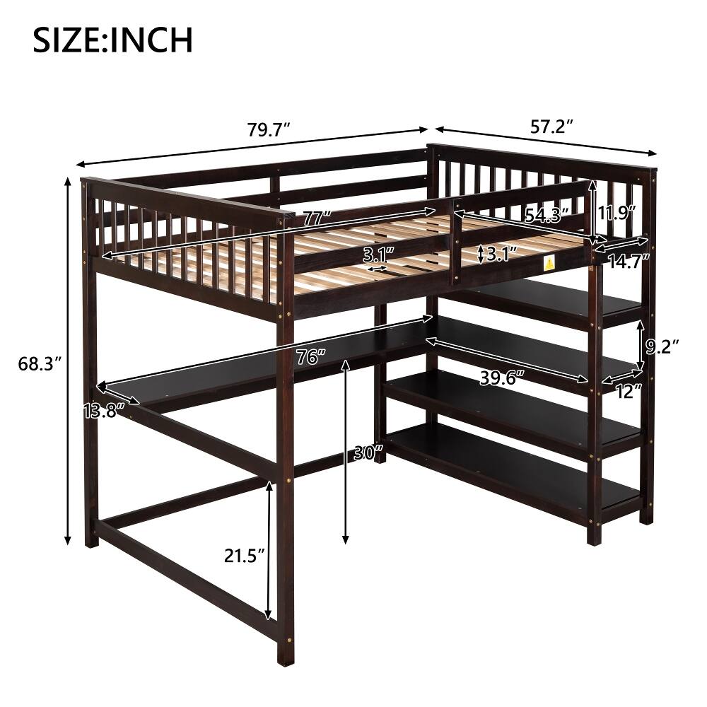 SIZE: INCH  
79.7" 57.2" 77" 54.3" 11.9" 3.1" 13.1" 14.7" 68.3" 13.8" 76" 39.6" 9.2" 12" 30" 21.5"