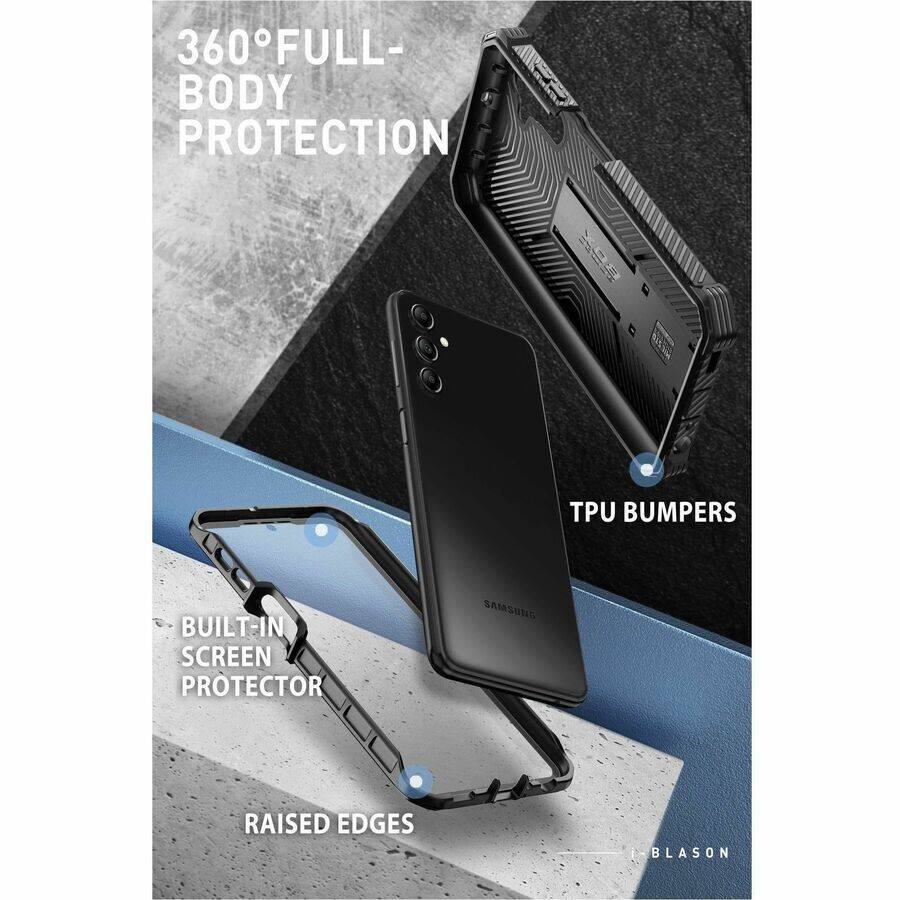 360° FULL-BODY PROTECTION  
TPU BUMPERS  
BUILT-IN SCREEN PROTECTOR  
RAISED EDGES  
SAMSUNG  
BLASON