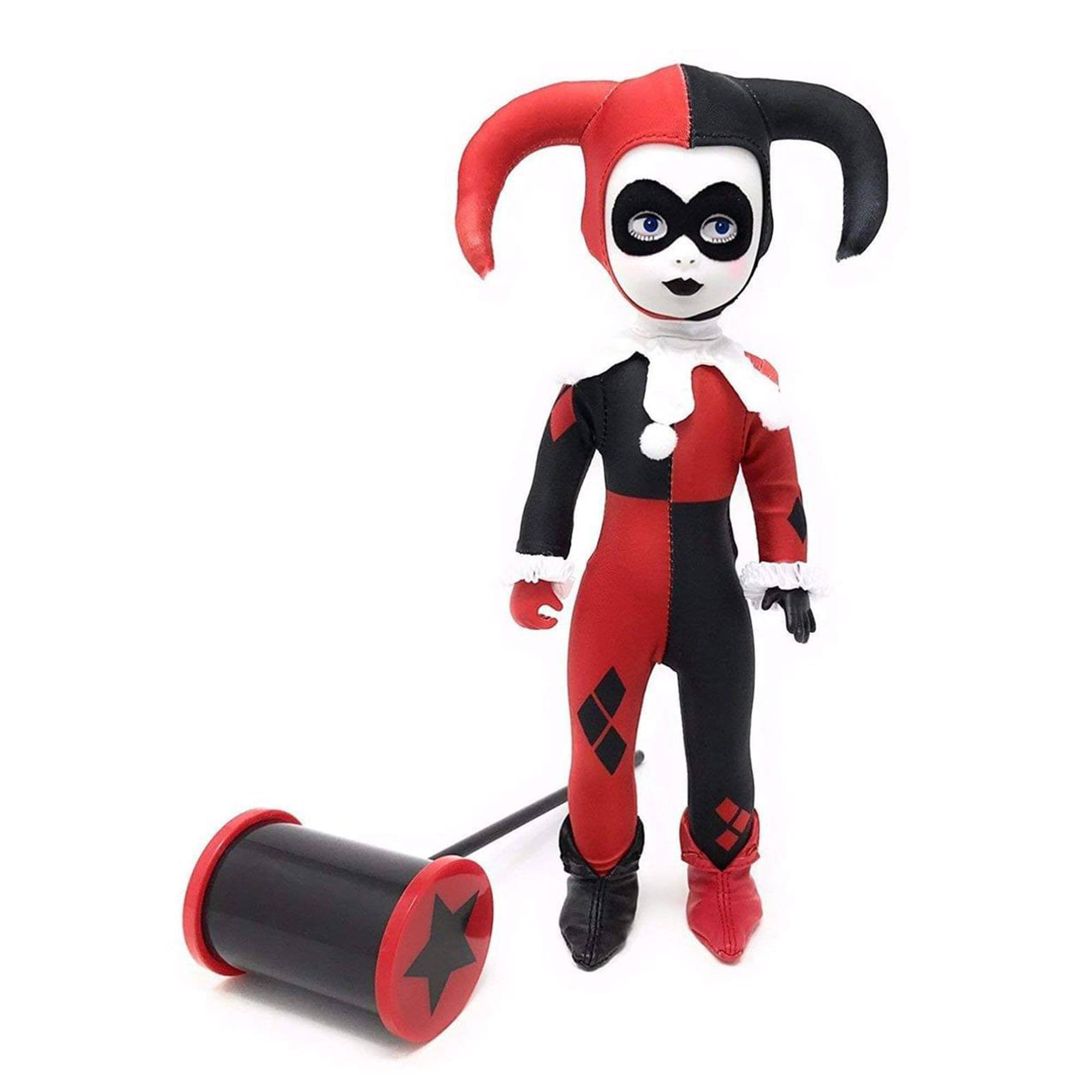 Alt View 1. Mezco Toyz - Mezco Toyz Living Dead Dolls Classic Harley Quinn Doll - Red/Black.