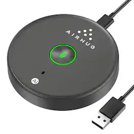 AIRHUG - USB Microphone No Speaker, Desktop Computer Mic for Laptop