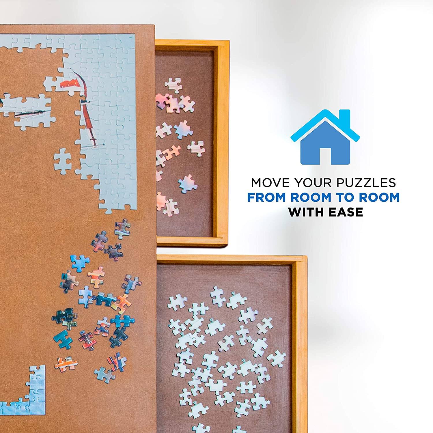 MOVE YOUR PUZZLES FROM ROOM TO ROOM
WITH EASE