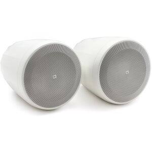 Alt View 2. JBL - JBL Control 65P/T Full-Range Satellite Pendant Speaker (White, Pair) - White.