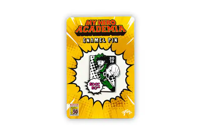 MY HERO ACADEMIA ENAMEL PIN 2019 SDCC 50TH EXCLUSIVE COMIC CON INTERNATIONAL Fury
