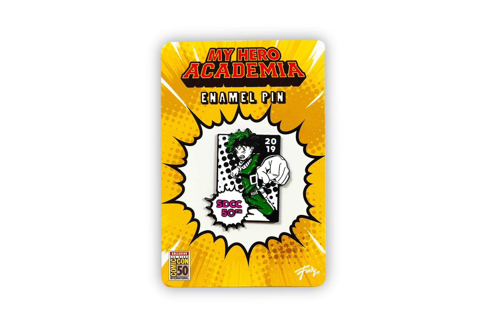 MY HERO ACADEMIA ENAMEL PIN 2019 SDCC 50TH EXCLUSIVE COMIC CON INTERNATIONAL Fury