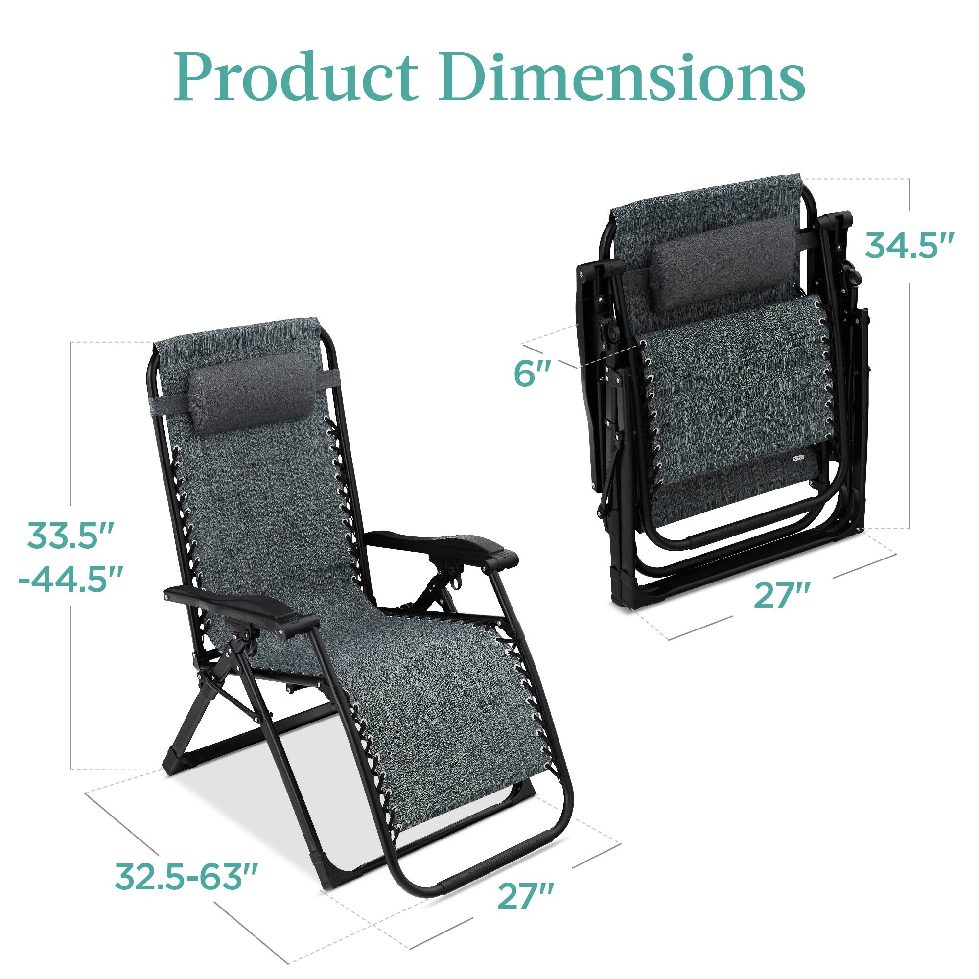 Product Dimensions

- 34.5"
- 6"
- 33.5" - 44.5"
- 27"
- 32.5-63"
- 27"
