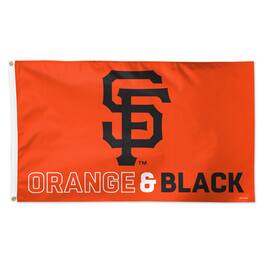 WinCraft - San Francisco Giants 3' x 5' Single-Sided Deluxe Team Slogan Flag - Multicolor