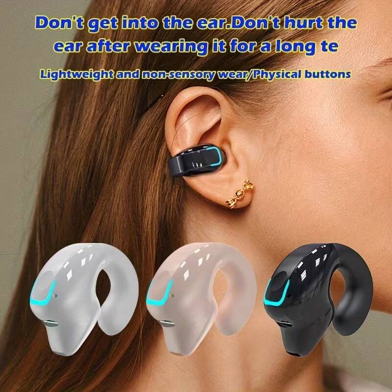 Don't get into the ear. Don't hurt the ear after wearing it for a long time.

Lightweight and non-sensory wear/Physical buttons