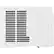 Alt View 13. LG - 450 Sq. Ft. 10,000 BTU Window Air Conditioner - White.