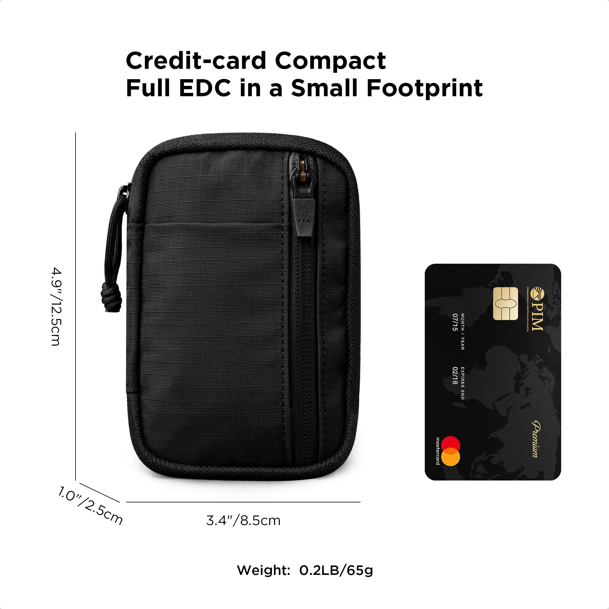 Credit-card Compact Full EDC in a Small Footprint

TKK 4.9"/12.5cm 1.0" 1.0"/2.5cm 3.4"/8.5cm

mostercard 07/15 MISSTH . TEAR 02/18 EXPIRES

ENS PIM Premium

Weight: 0.2LB/65g