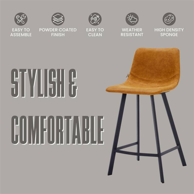 EASY TO ASSEMBLE
POWDER COATED FINISH
EASY TO CLEAN
WEATHER RESISTANT
HIGH DENSITY SPONGE
STYLISH & COMFORTABLE