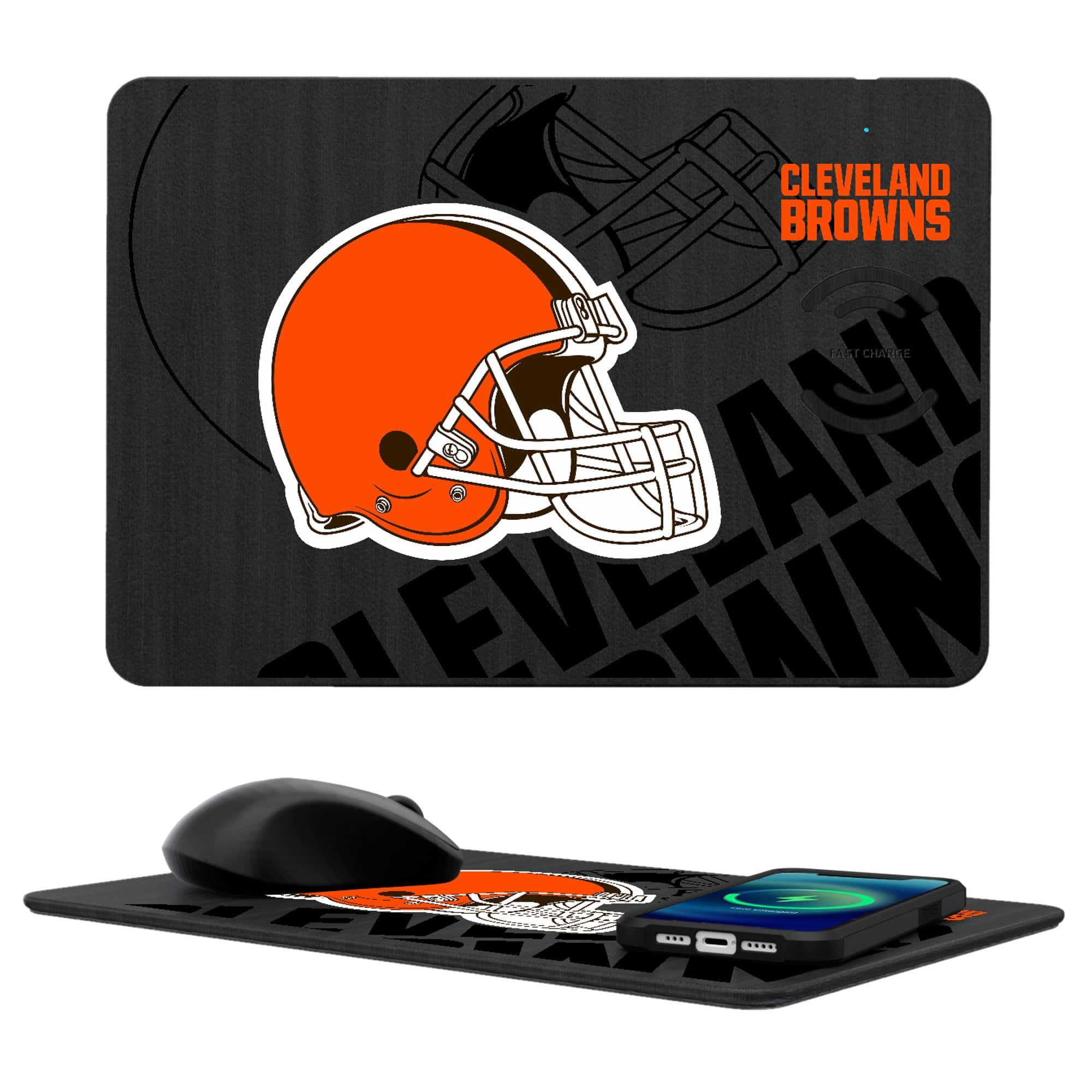 Keyscaper - Cleveland Browns Wireless Charger and Mouse Pad - Multicolor price history on PriceWatchPro