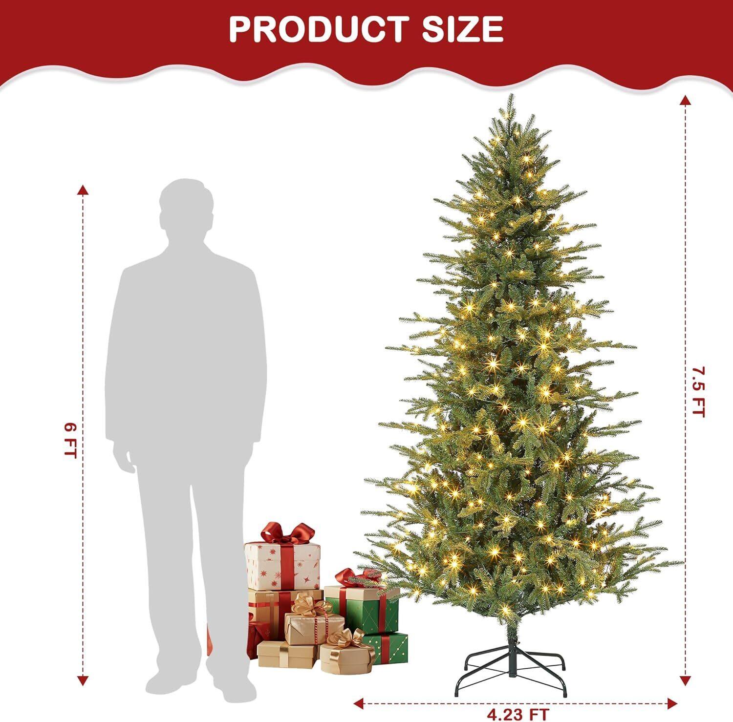 PRODUCT SIZE  
6 FT  
7.5 FT  
4.23 FT