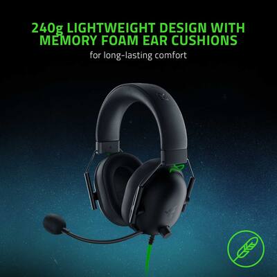 Razer BlackShark V2 X Wired Over the Ear Gaming Headset for PC Razer BlackShark V2 X Wired Over the Ear Gaming Headset for PC