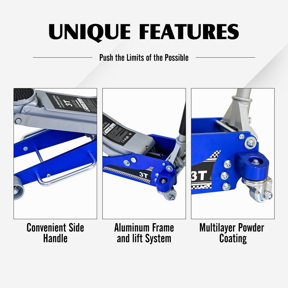 UNIQUE FEATURES  
Push the Limits of the Possible  

ALLIMUNSTEEL 3T  
MODE  
3T  
3T  

Convenient Side Handle  
Aluminum Frame and lift System  
Multilayer Powder Coating