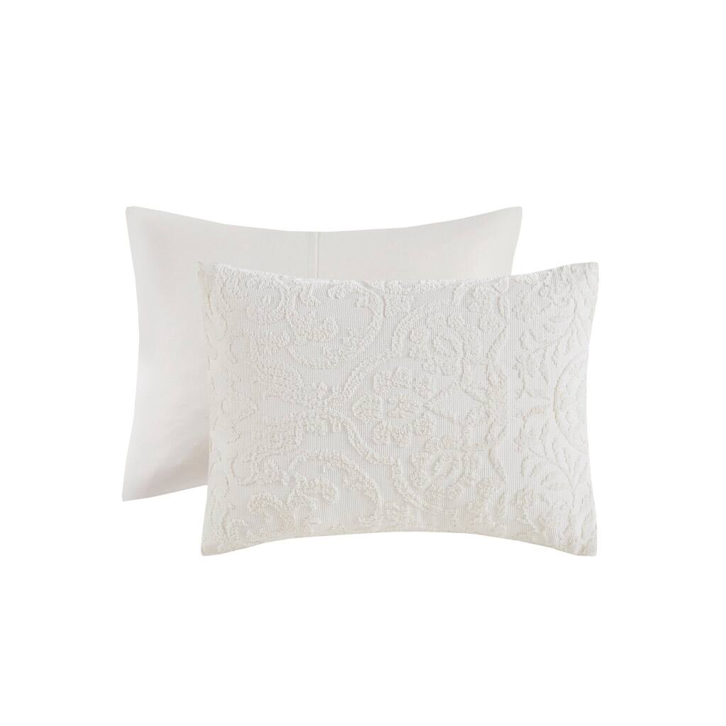 Alt View 4. Gracie Mills - Gracie Mills Toulon 3 Piece Tufted Woven Comforter Set - Ivory.