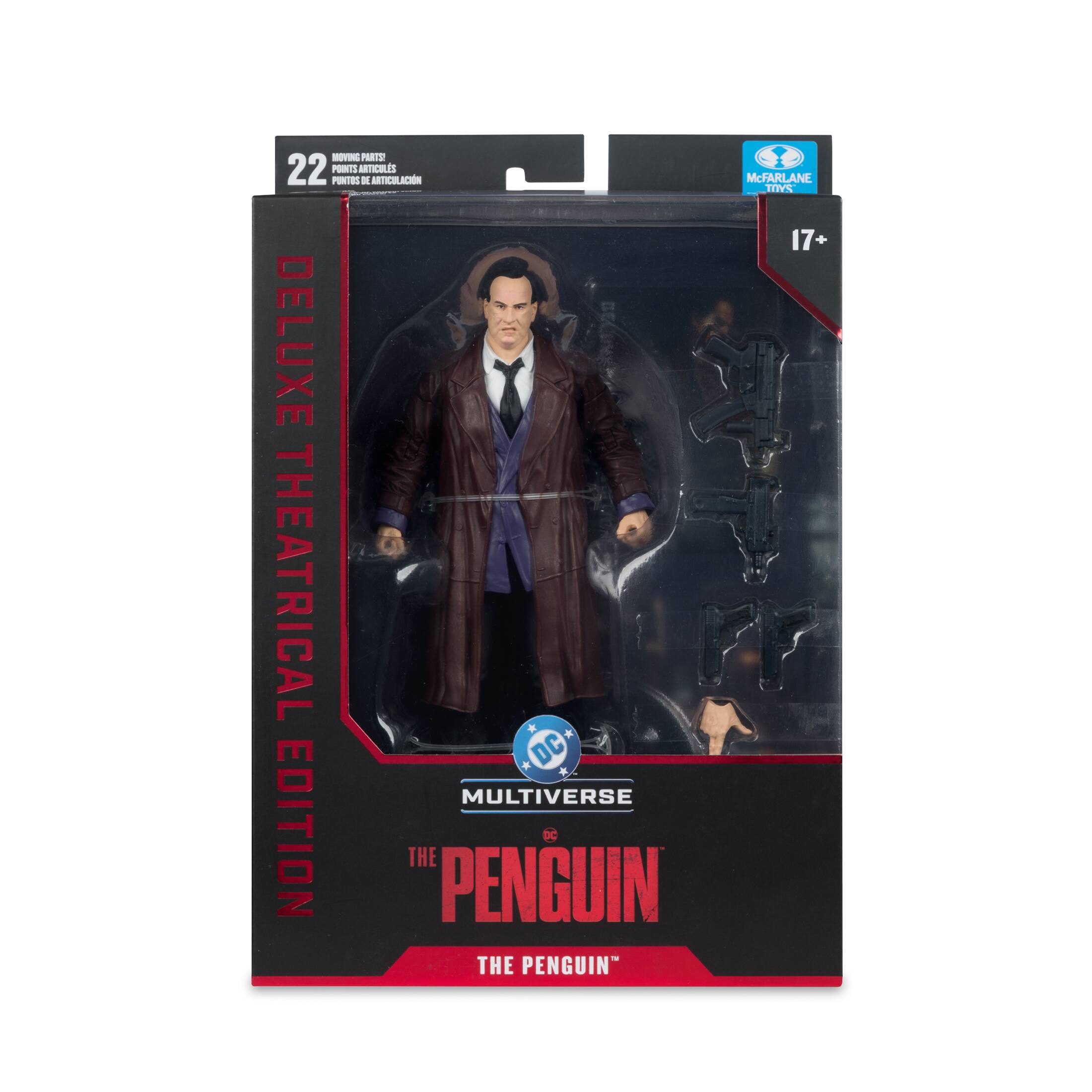 MOVING PARTS! 22 POINTS DE ARTICULACIÓN DELUXE THEATRICAL MULTIVERSE DC EDITION THE PENGUIN THE PENGUIN  
McFARLANE TOYS 17+