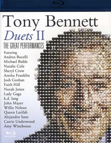 Front. Tony Bennett - Tony Bennett: Duets II: The Great Performances   - BLU-RAY.