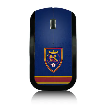 Front. Keyscaper - Real Salt Lake Team Stripe Wireless Mouse - Multicolor.