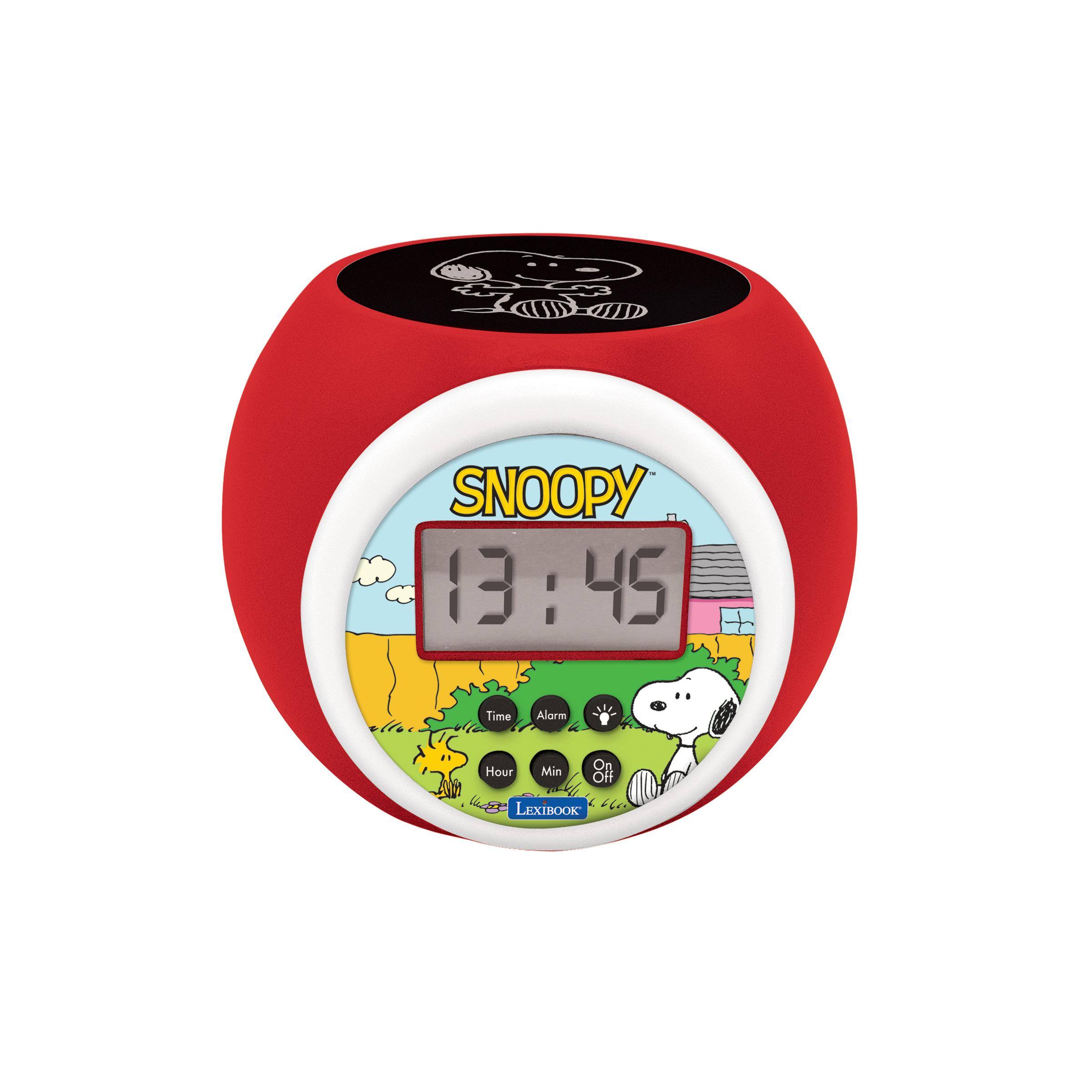 SNOOPY 13:45 Time Alarm Hour Min 8 LEXIBOOK