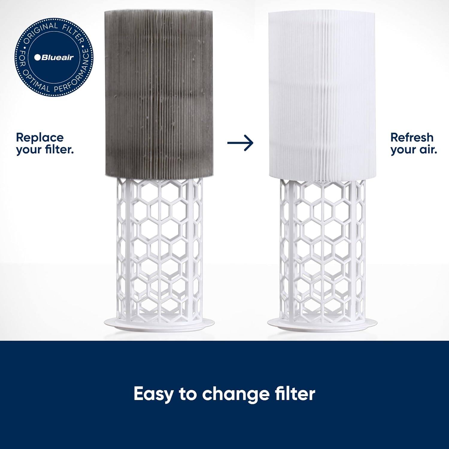 ORIGINAL FILTER FOR Blueair OPTIMAL PERFORMANCE

Replace your filter. Refresh your air. Easy to change filter
