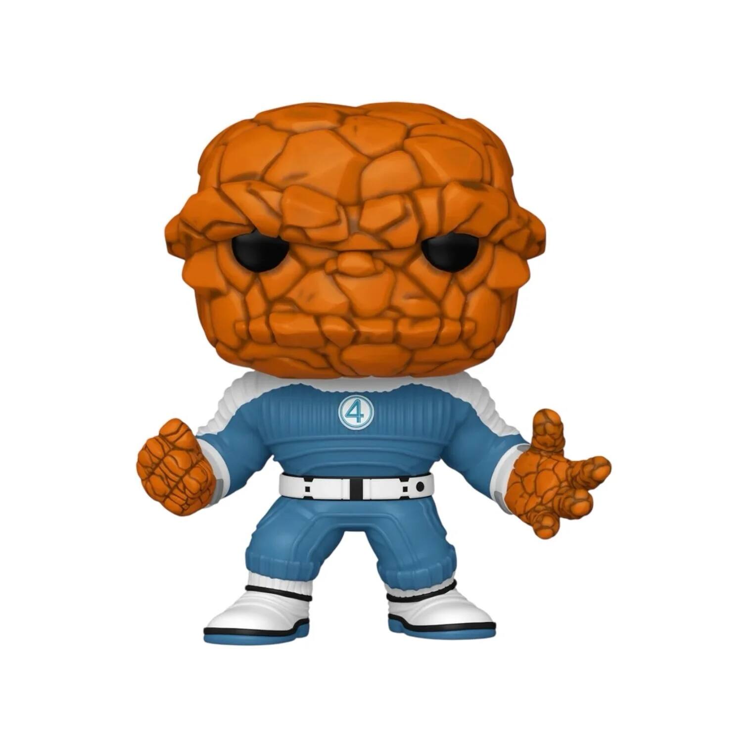 Angle. Funko - Funko POP! Marvel: Fantastic Four: First Steps - The Thing   - COLLECTIBLES - Multicolor.