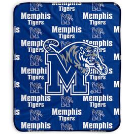 Pegasus - Memphis Tigers 50" x 60" Repeat Wordmark Fleece Blanket - Multicolor