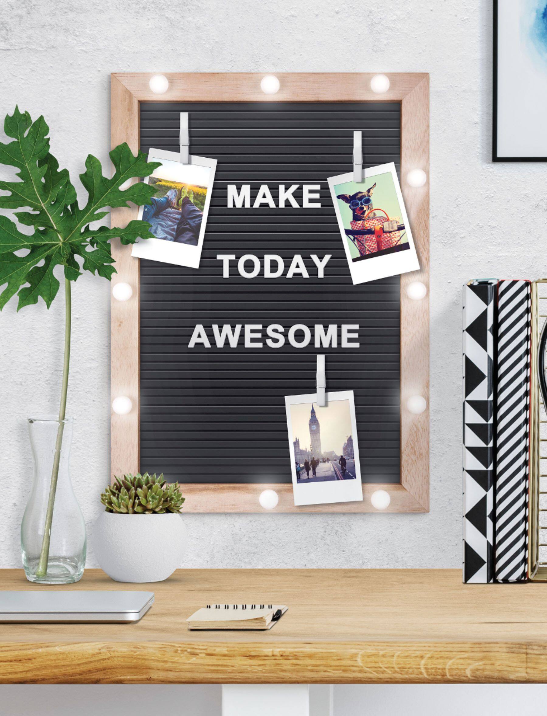 Best Buy Merkury Innovations LED Cafe Letter Board MICLBC2101