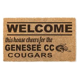 Jardine - SUNY Genesee Community College 18" x 30" Welcome Doormat - Brown