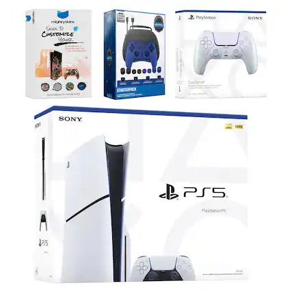 mighty skins
Skins To Customize Your
PS5 Slim Disc Edition
One Controller
MANY DESIGNS TO CHOOSE FROM
STARTERPACK
DualSense™
Controller
For PS5
PlayStation®5
PlayStation®5
SONY
4K
HDR
PS5
PlayStation®5
SONY