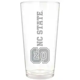 Great American Products - NC State Wolfpack Etched 16oz. Vertical Rally Cry Pint Glass - Multicolor