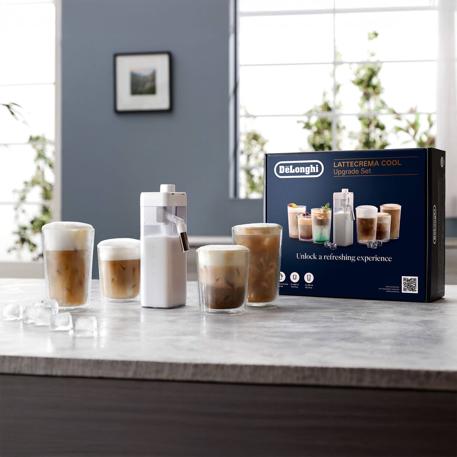 LATTECREMA COOL
DeLonghi Upgrade Set
Unlock a refreshing experience