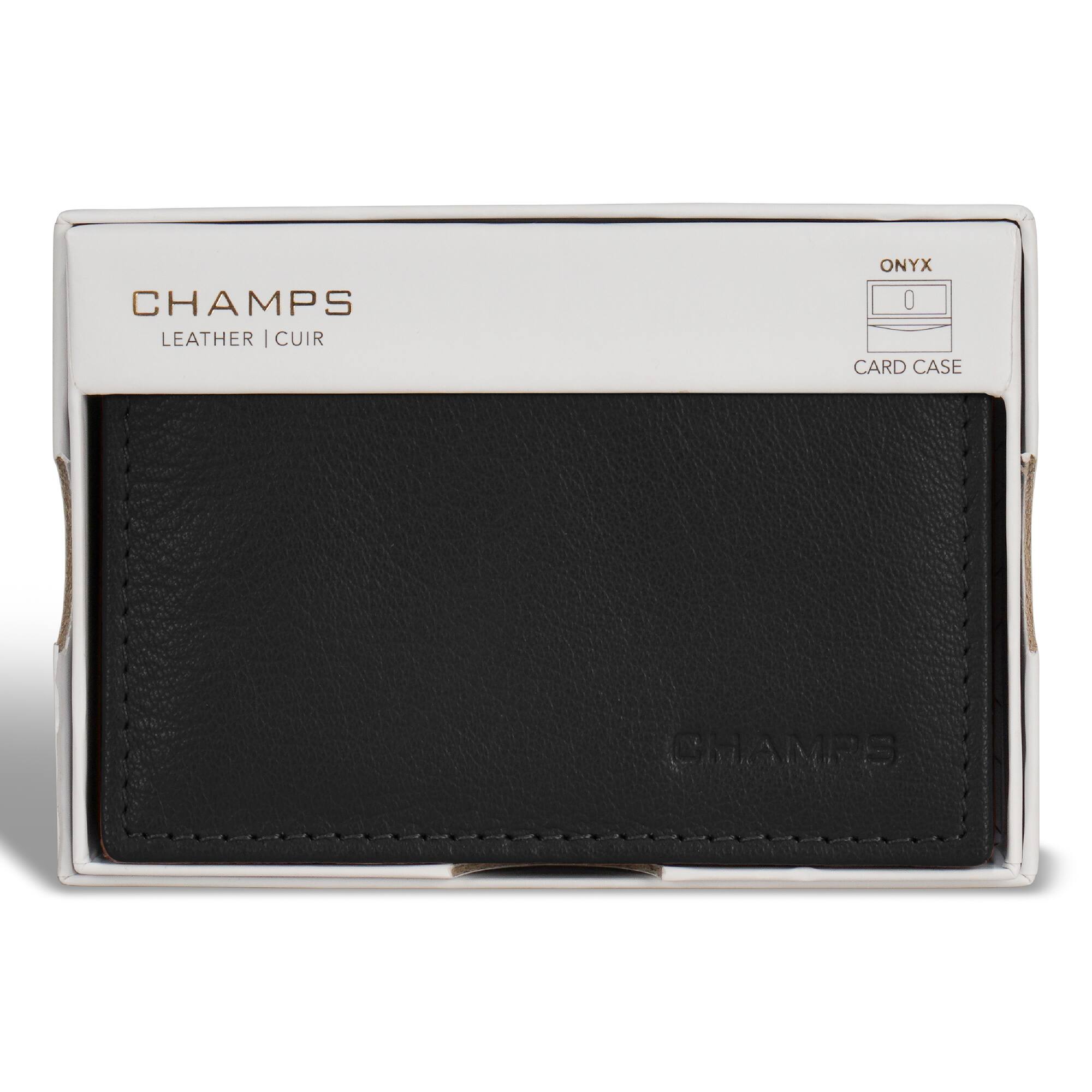 CHAMPS  
LEATHER | CUIR  

ONYX  
CARD CASE  

CHAMPS