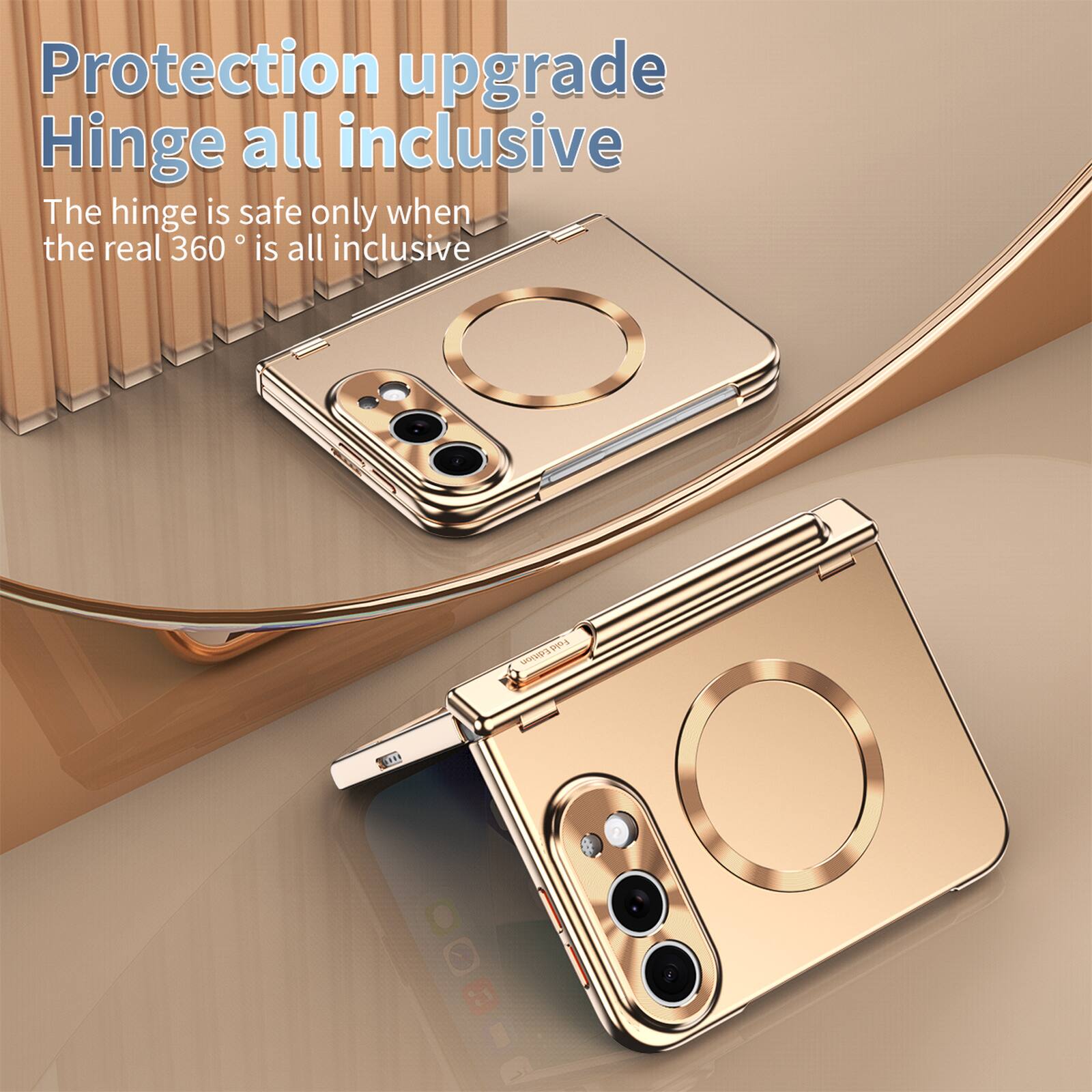 Protection upgrade  
Hinge all inclusive  
The hinge is safe only when the real 360° is all inclusive