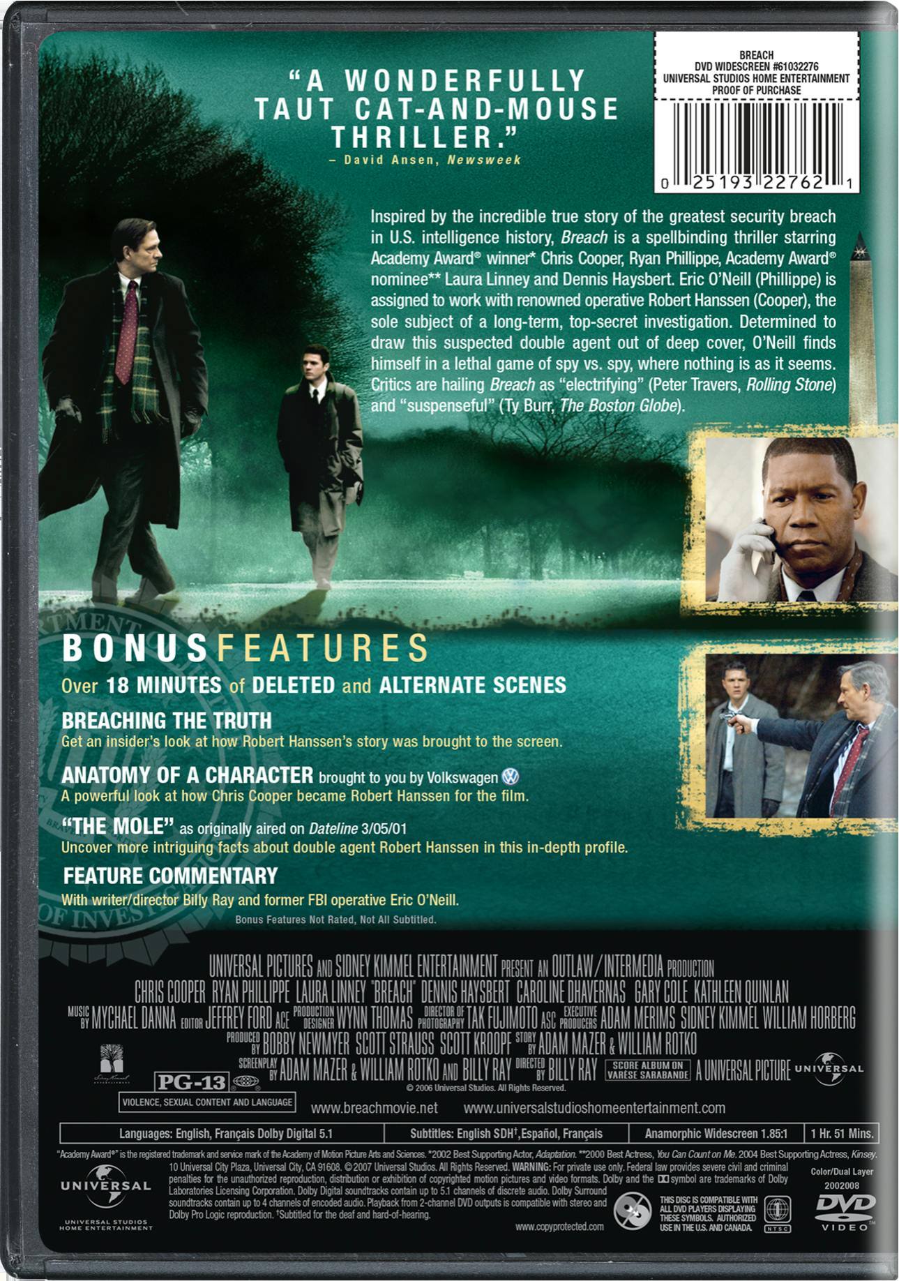 Angle. Breach (DVD Widescreen) [DVD].