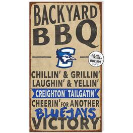 Jardine - Creighton Bluejays 11'' x 20'' Indoor/Outdoor BBQ Sign - Brown
