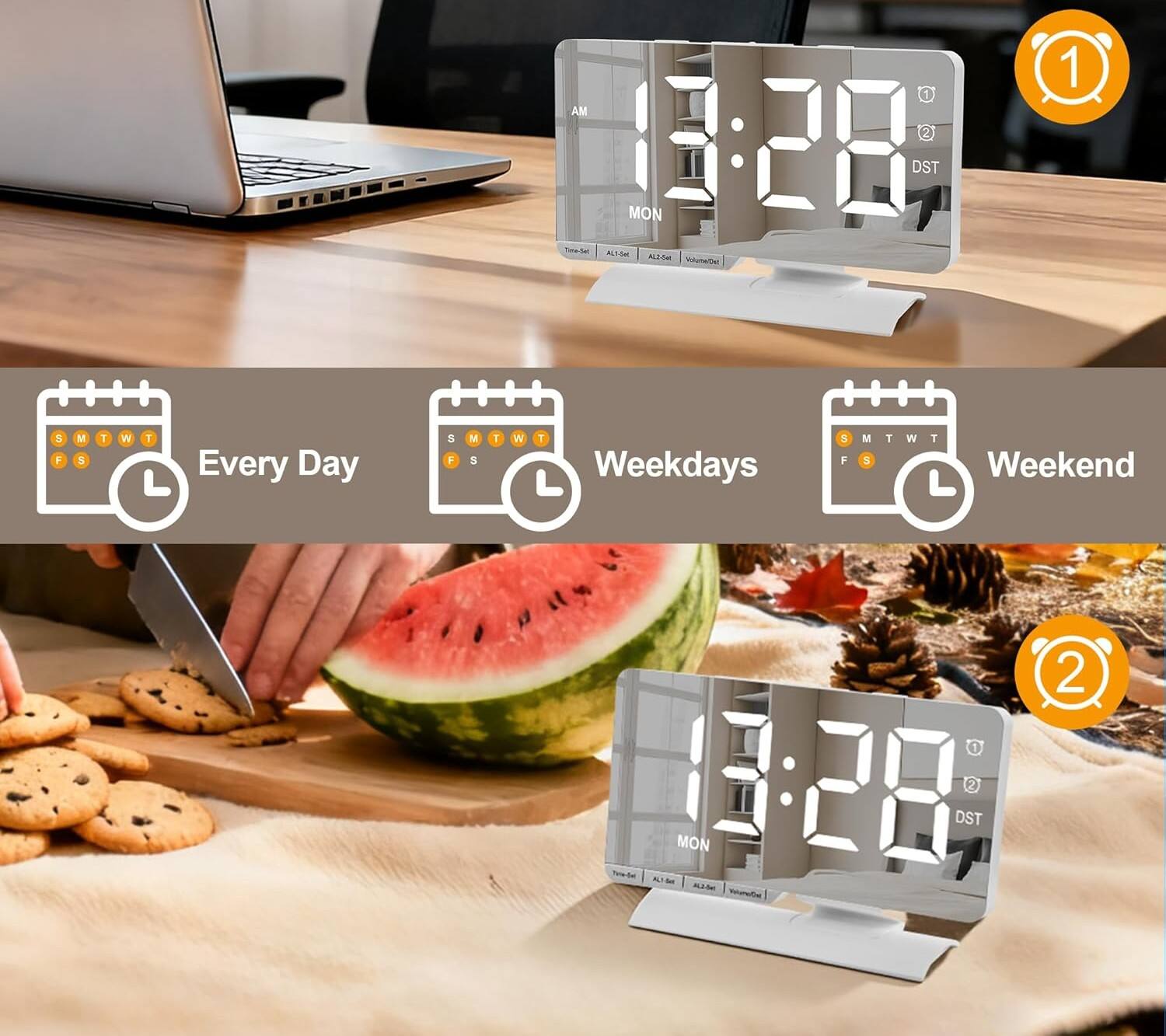 1 AM MON 13:28 DST Serle ALldet Nioe VioumeDer 1 5 F M 5 T W T Every Day S F M S 1 W T Weekdays 3 MTWT M 1 W T F 5 Weekend 2 2 Srde Ad 13:28 MON DST AU nnote