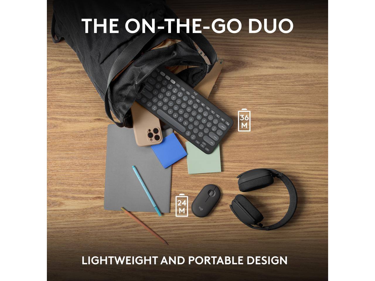 THE ON-THE-GO DUO

LIGHTWEIGHT AND PORTABLE DESIGN
