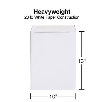 Heavyweight  
28 lb White Paper Construction  
13" x 10"