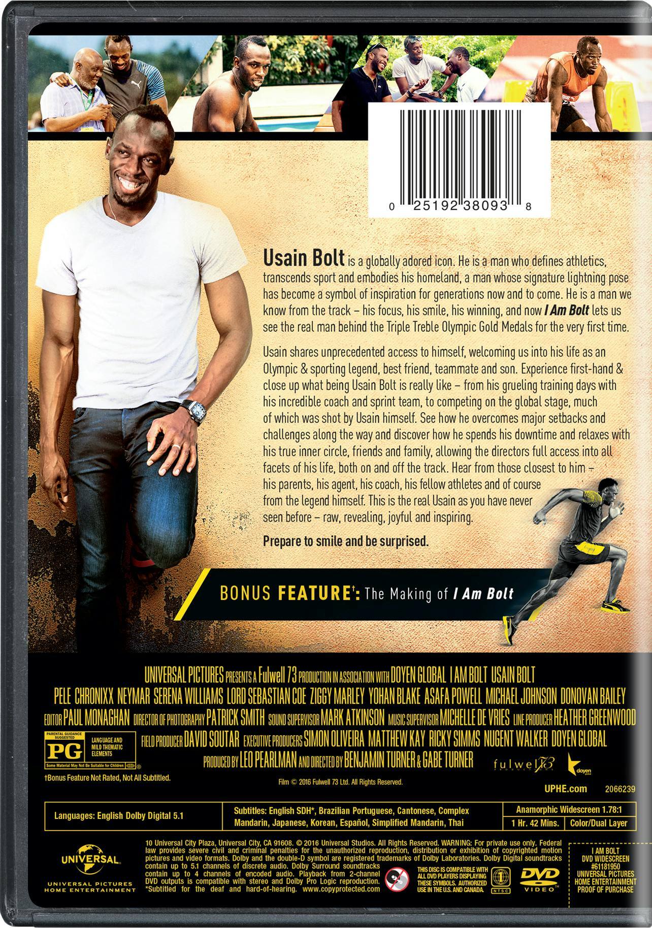 Angle. I Am Bolt [DVD].
