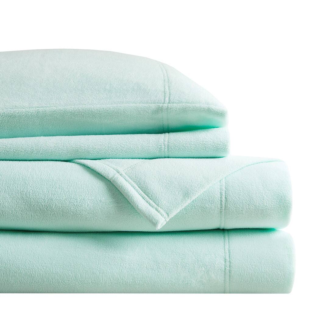 Alt View 2. Gracie Mills - Gracie Mills Lenora Microfleece Cozy Sheet Set - Aqua.