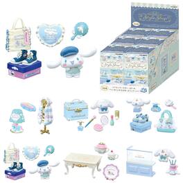 Hamee - RE-MENT Hello Kitty and Friends Sanrio Diorama Mini Collectible Figure - Cinnamoroll Style Shop (Full Set)