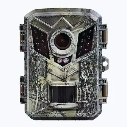 Front. Cluzine - 1080P Trail Camera, PIR Motion Detect, Auto Night Vision, IP66 Waterproof for Wildlife Hunting Farm Security.