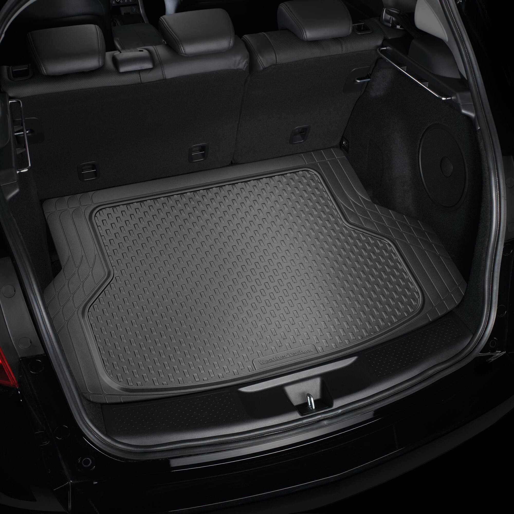Alt View 12. WeatherTech - Trim-to-fit Cargo Mat - Black.
