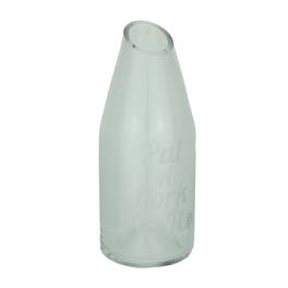Cork Carafe - Glass Bottle Carafe Decorative Wine Cork Holder - Clear
