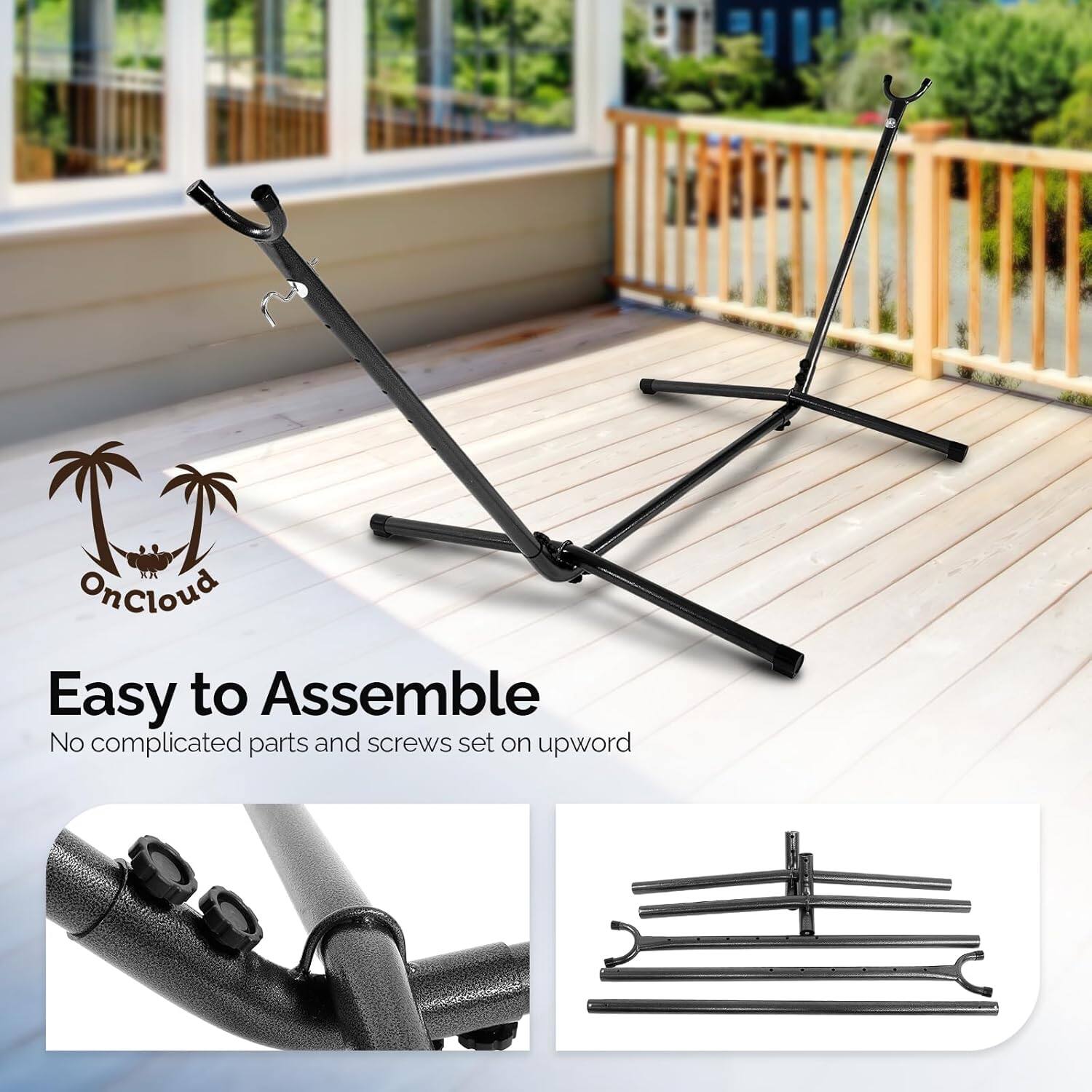 RA OnCloud  
Easy to Assemble  
No complicated parts and screws set on upword