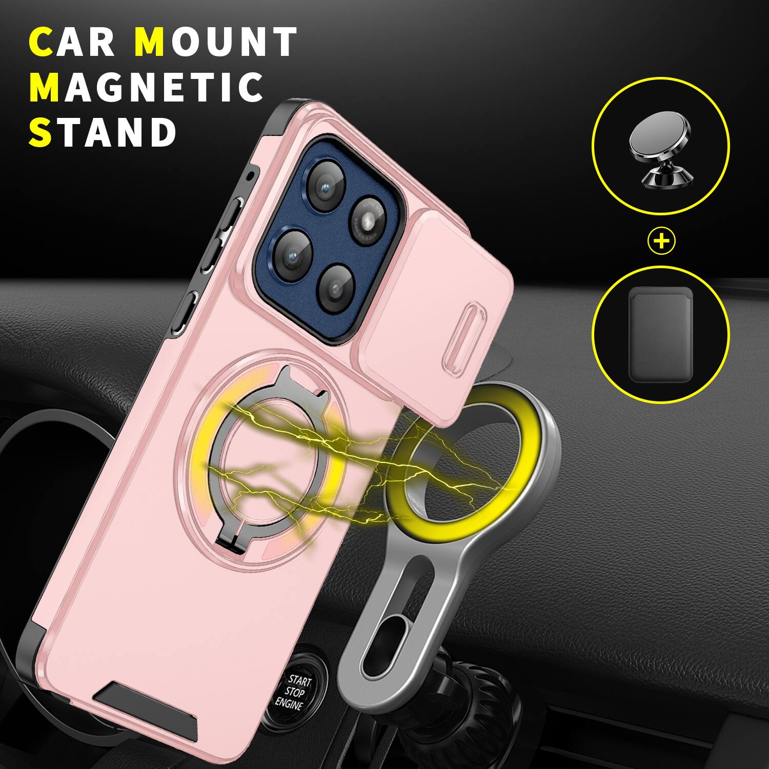 CAR MOUNT MAGNETIC STAND

START STOP ENGINE