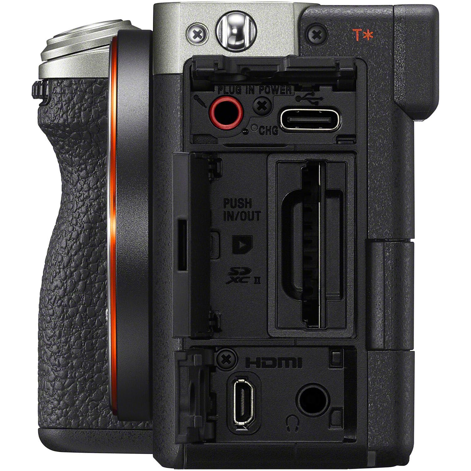 T*  
PLUG IN POWER  
CHG PUSH IN/OUT  
XC I  
HDMI
