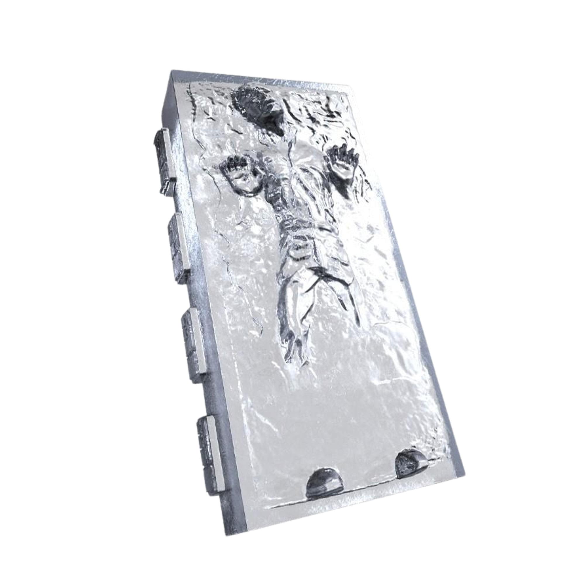 Alt View 10. Star Wars - Star Wars Han Solo In Carbonite Deluxe Large Size Silicone Ice Tray - White.