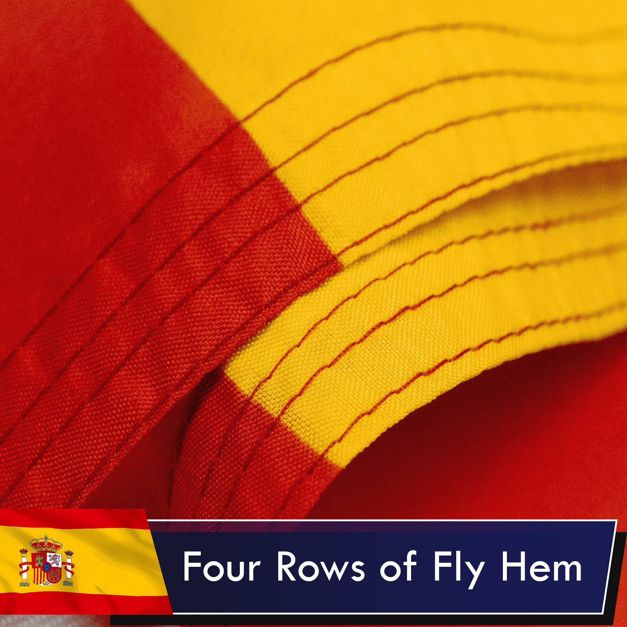Four Rows of Fly Hem